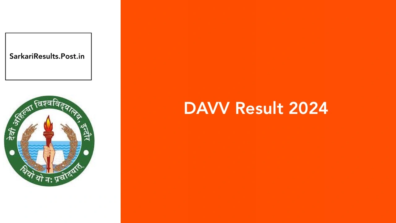 DAVV Result 2024