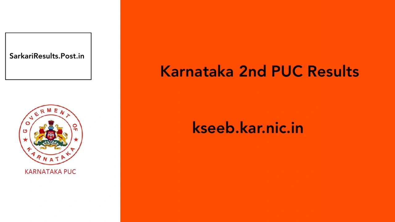 Karnataka 2nd PUC Results