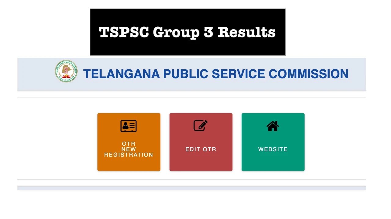 TSPSC Group 3 Results Latest