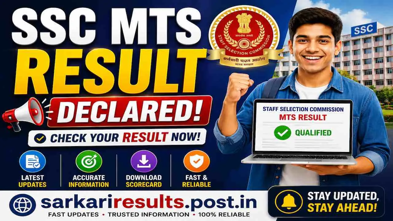 SSC MTS Result