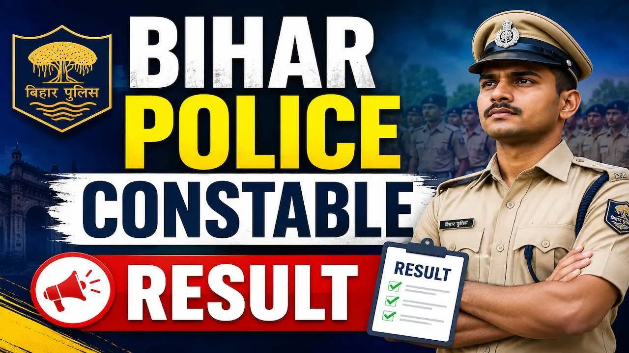 Bihar Police constable result announcement