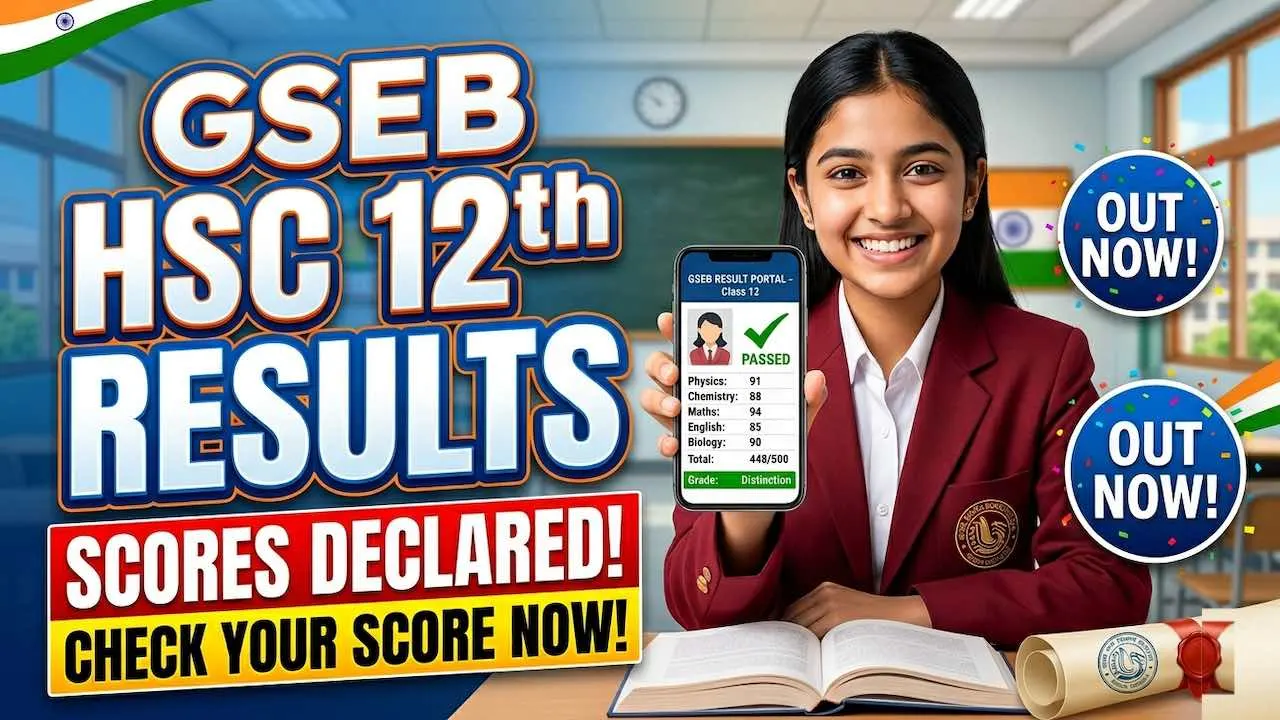 Gujarat Board GSEB HSC 12 Results