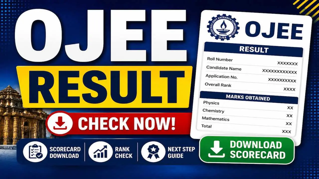 OJEE results check now