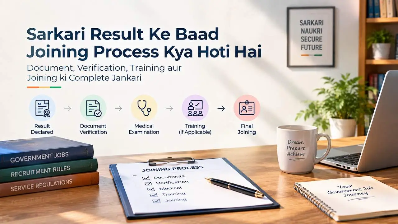 Sarkari Result Ke Baad Joining Process