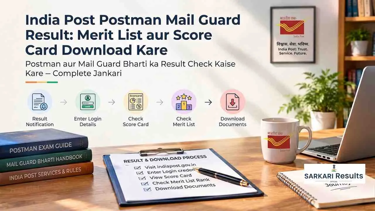 India Post Postman Mail Guard Result
