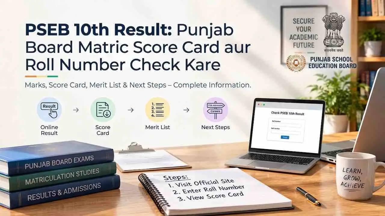 PSEB 10th Result