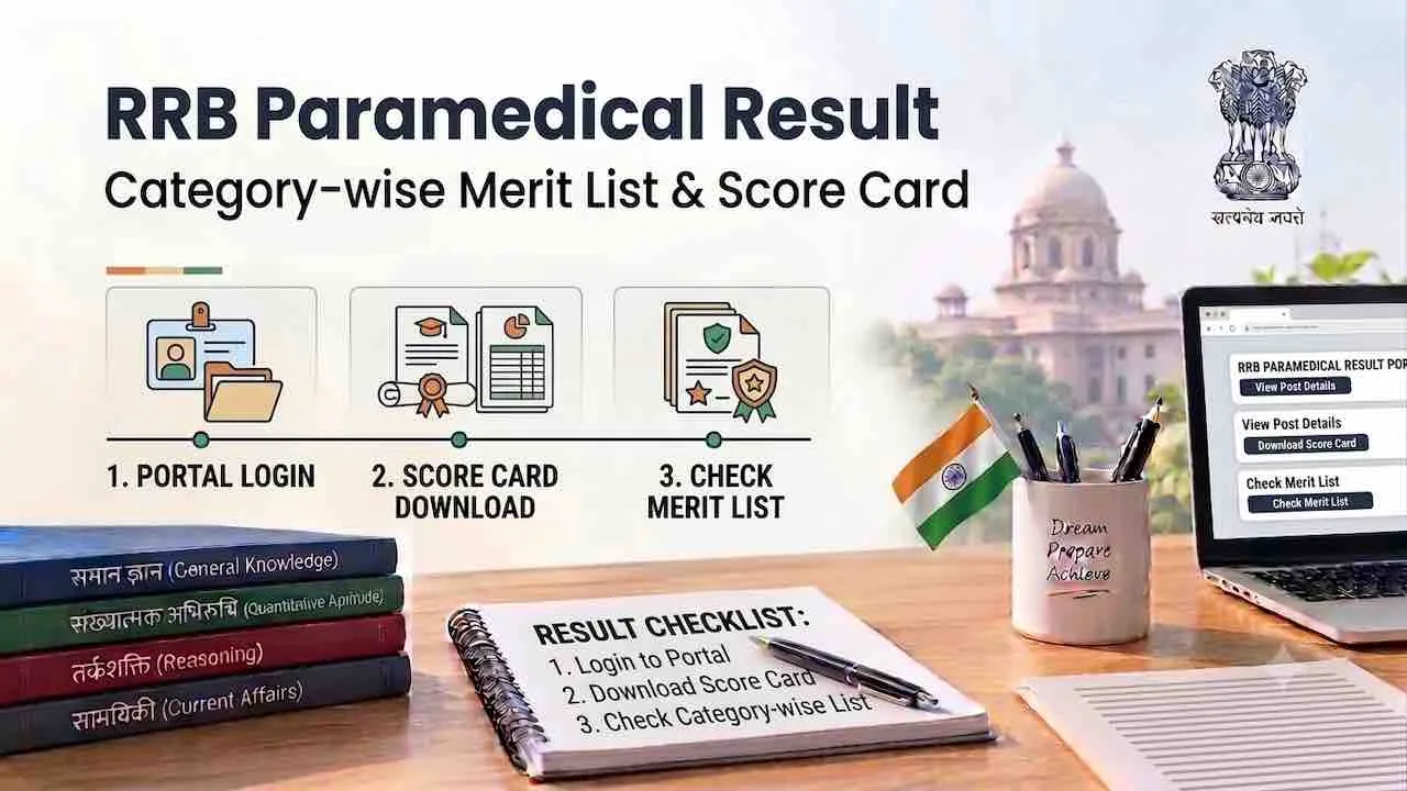 RRB Paramedical Result