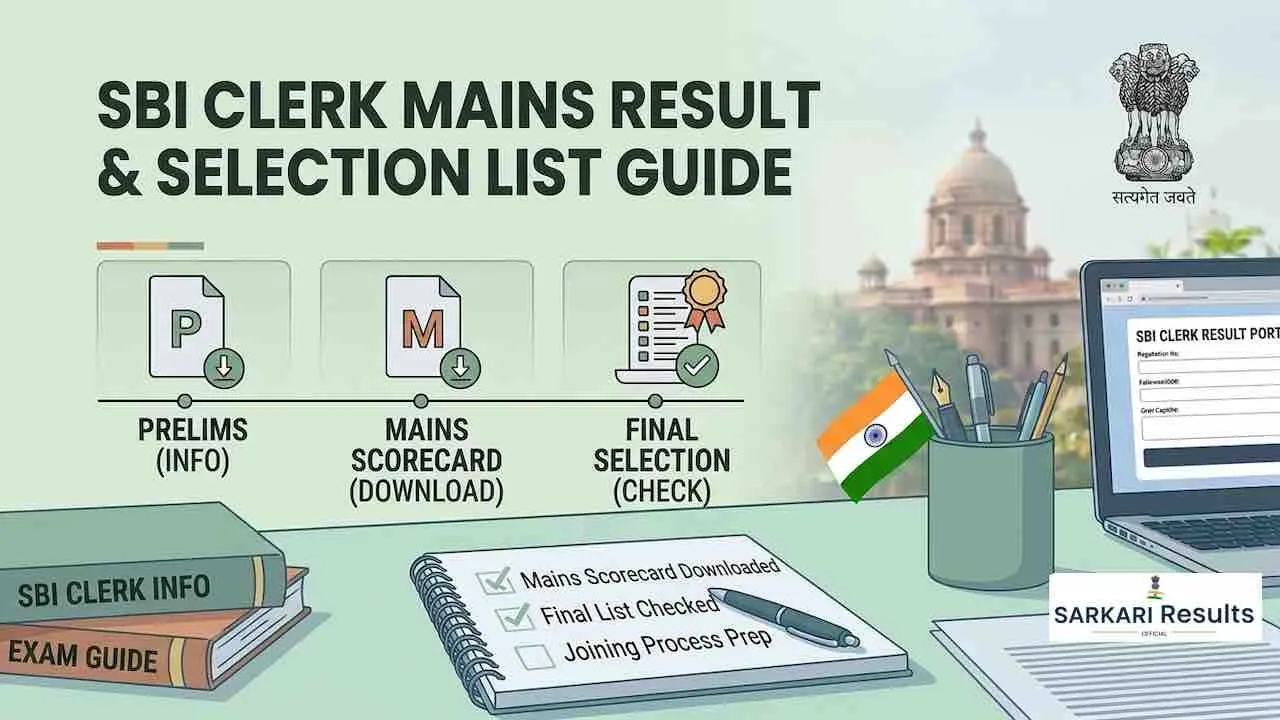 SBI Clerk Mains Result