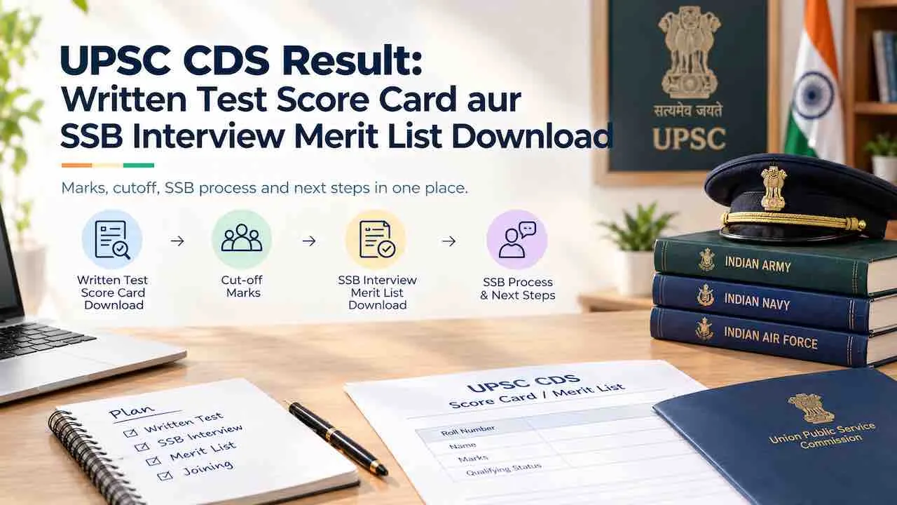 UPSC CDS Result